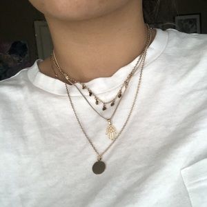 Gold Necklace Trio